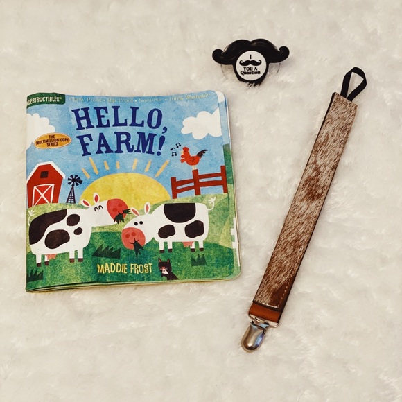 Other - Cowhide Paci Clip